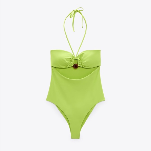 BEAD BANDEAU SWIMSUIT - Picture 2 of 4